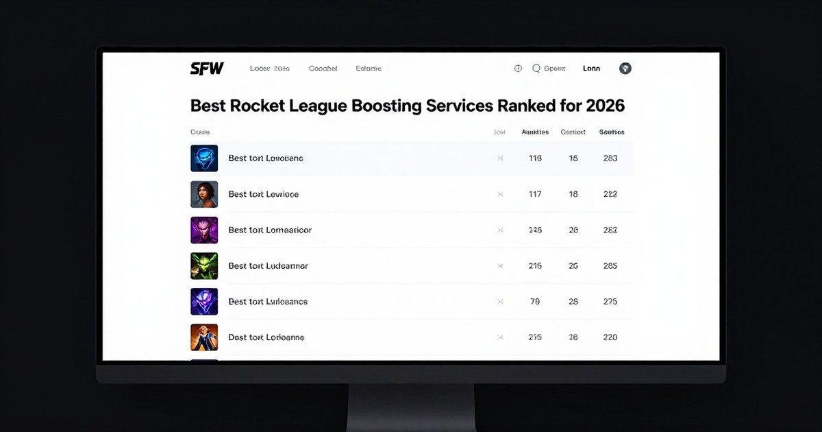 Best Rocket League Boosting Services Ranked for 2026