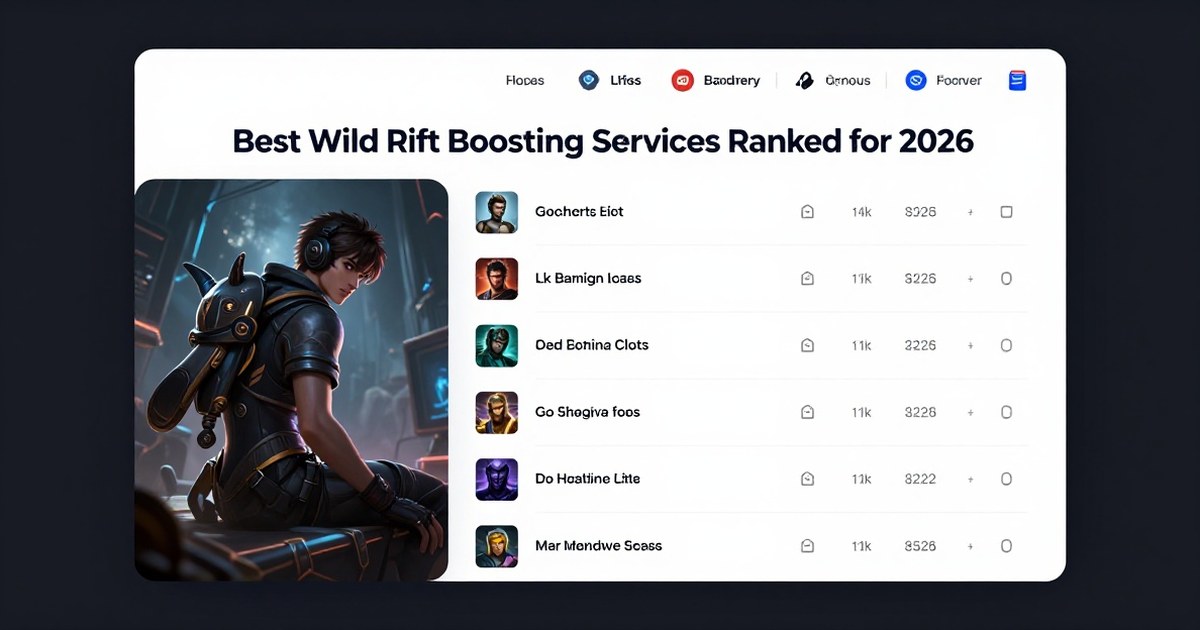 Best Wild Rift Boosting Services Ranked for 2026