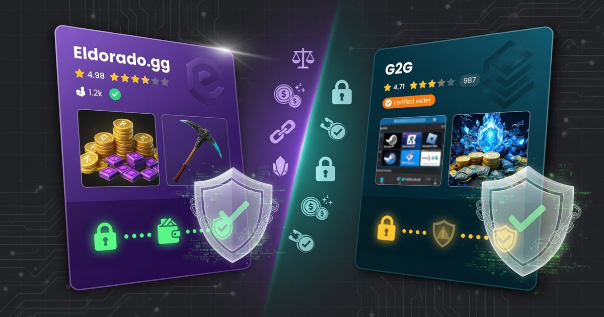 Eldorado.gg vs G2G: Best Marketplace for Game Accounts and Currency