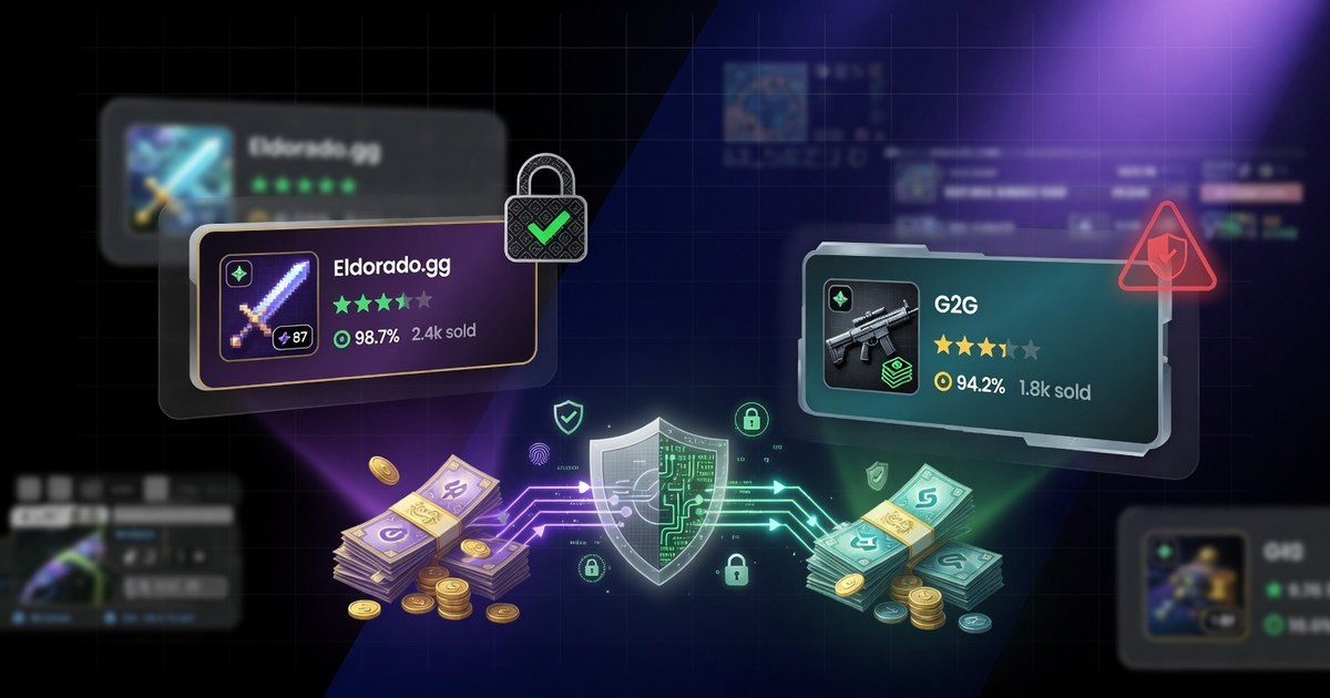 Eldorado.gg vs G2G: Best Marketplace for Game Accounts and Currency
