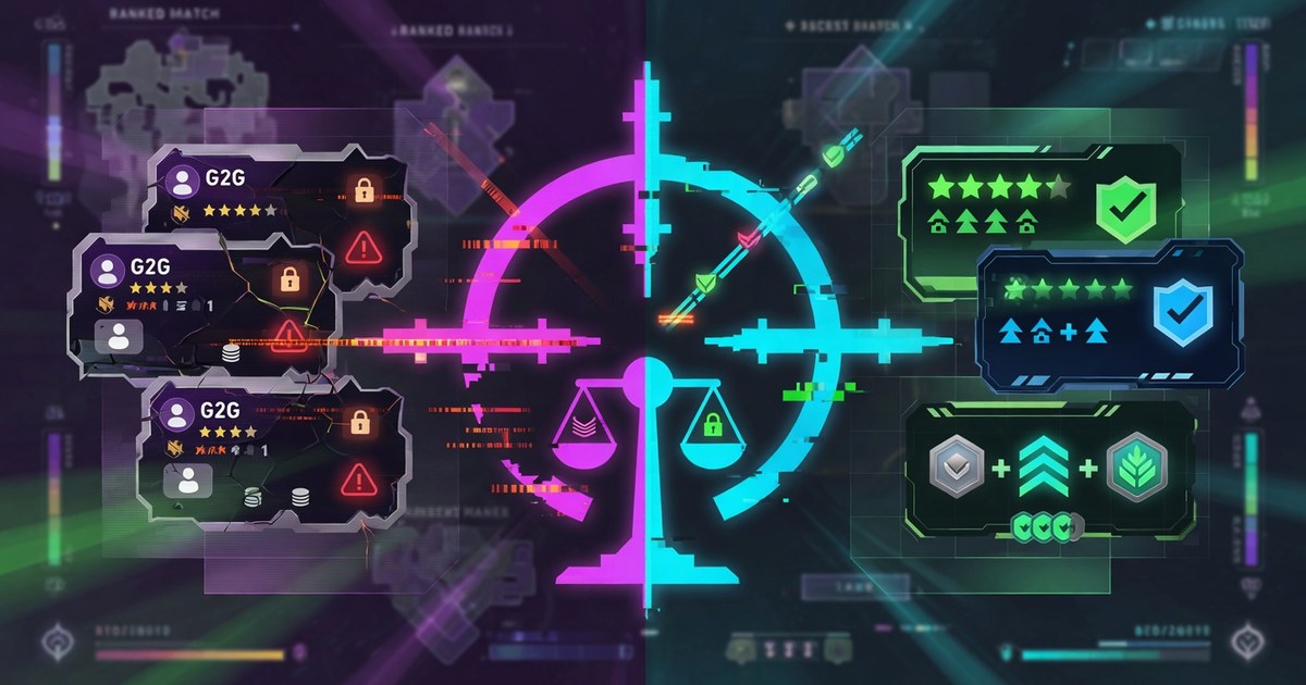 G2G vs Dedicated Valorant Boosting Sites